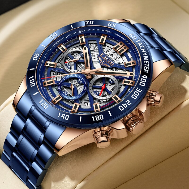 Luxury Watch Low Price - LIGE 2024 New Men Watch Top