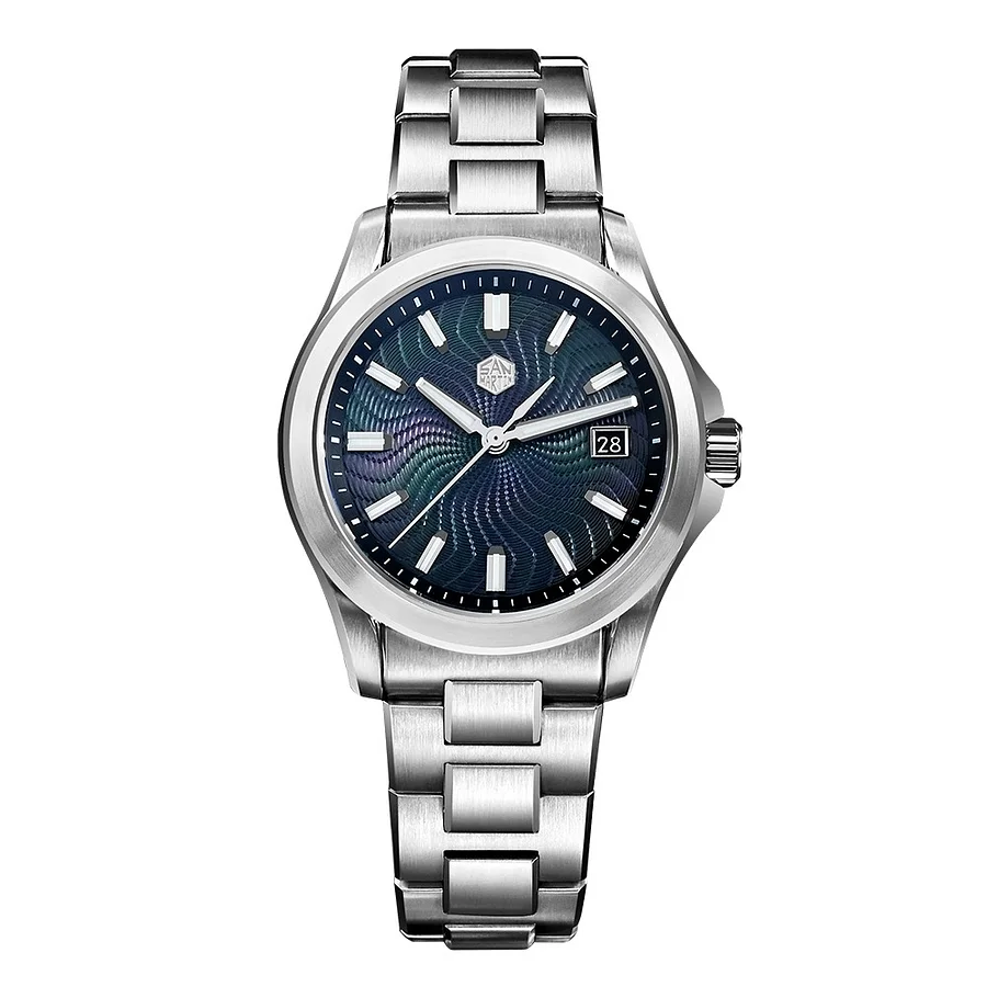 Guilloché Dial Watch - San Martin 39mm Guilloche MOP Dial