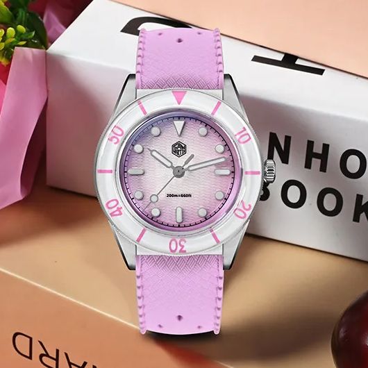 San Martin Women Quartz Watch  - Guilloché Dial Watch review and price