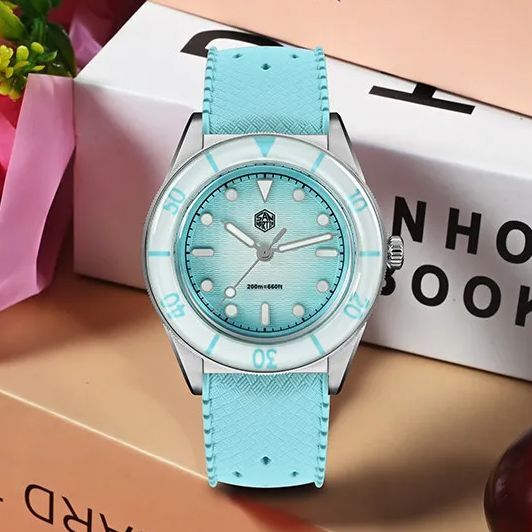 San Martin Women Quartz Watch  - Guilloché Dial Watch review and price