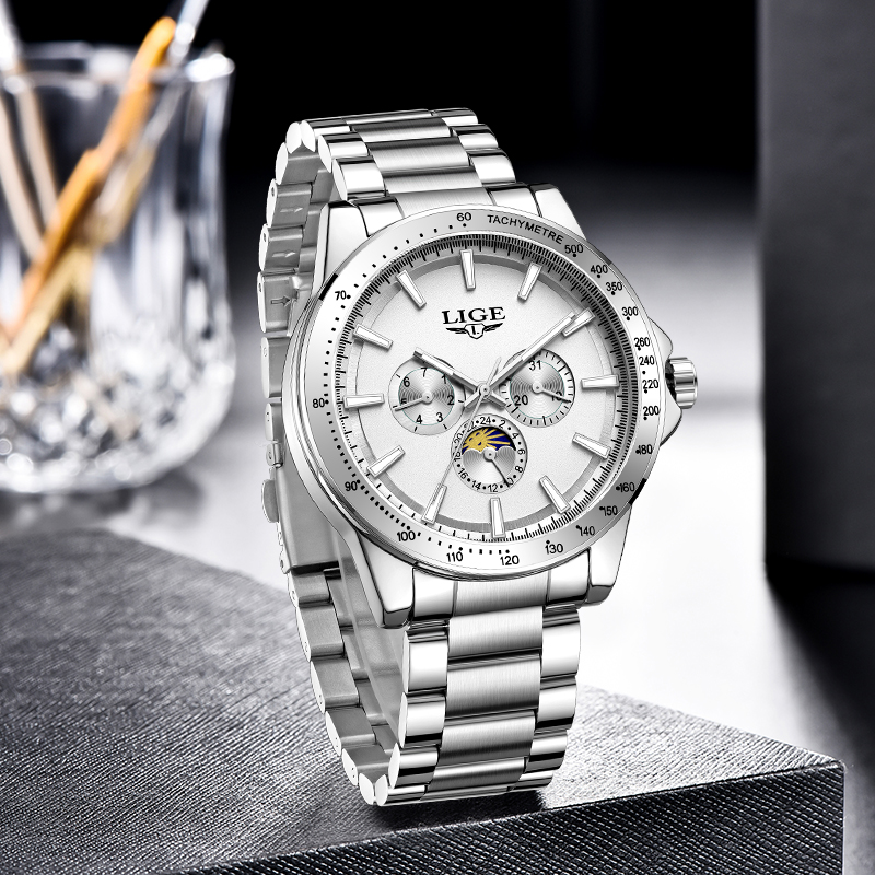 LIGE Top Brand Luxury Quartz M - Luxury Watch Brand review and price