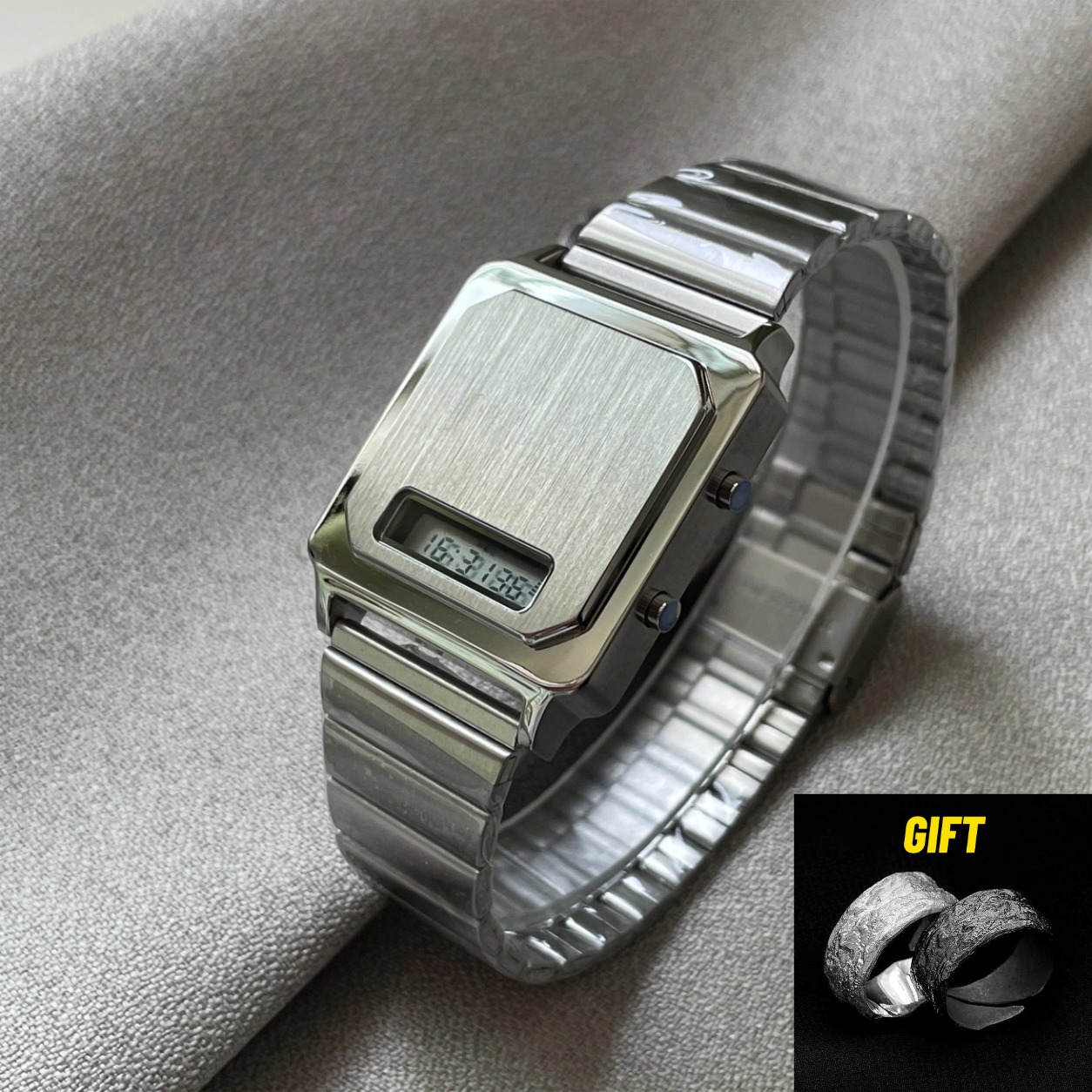 CILOA New Square Electronic Wa - Luxury Watch Low Price review and price