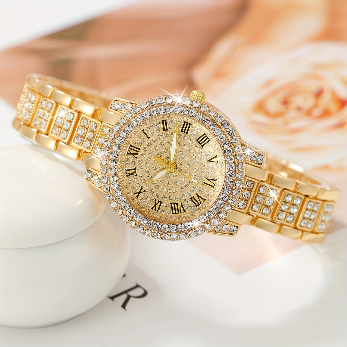 6pcs/set Women's Watch Luxury  - Luxury Watch Gift For Her review and price