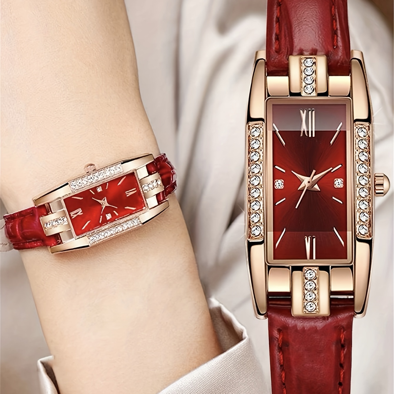 Women's Watch Rectangle Pointe - Luxury Watch Gift For Her review and price