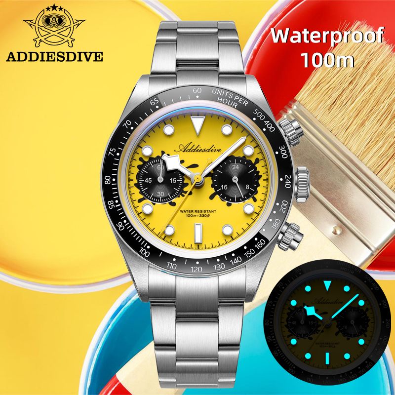 ADDIESDIVE VK64 Watches Men Ne - Zero Luxury Watch review and price
