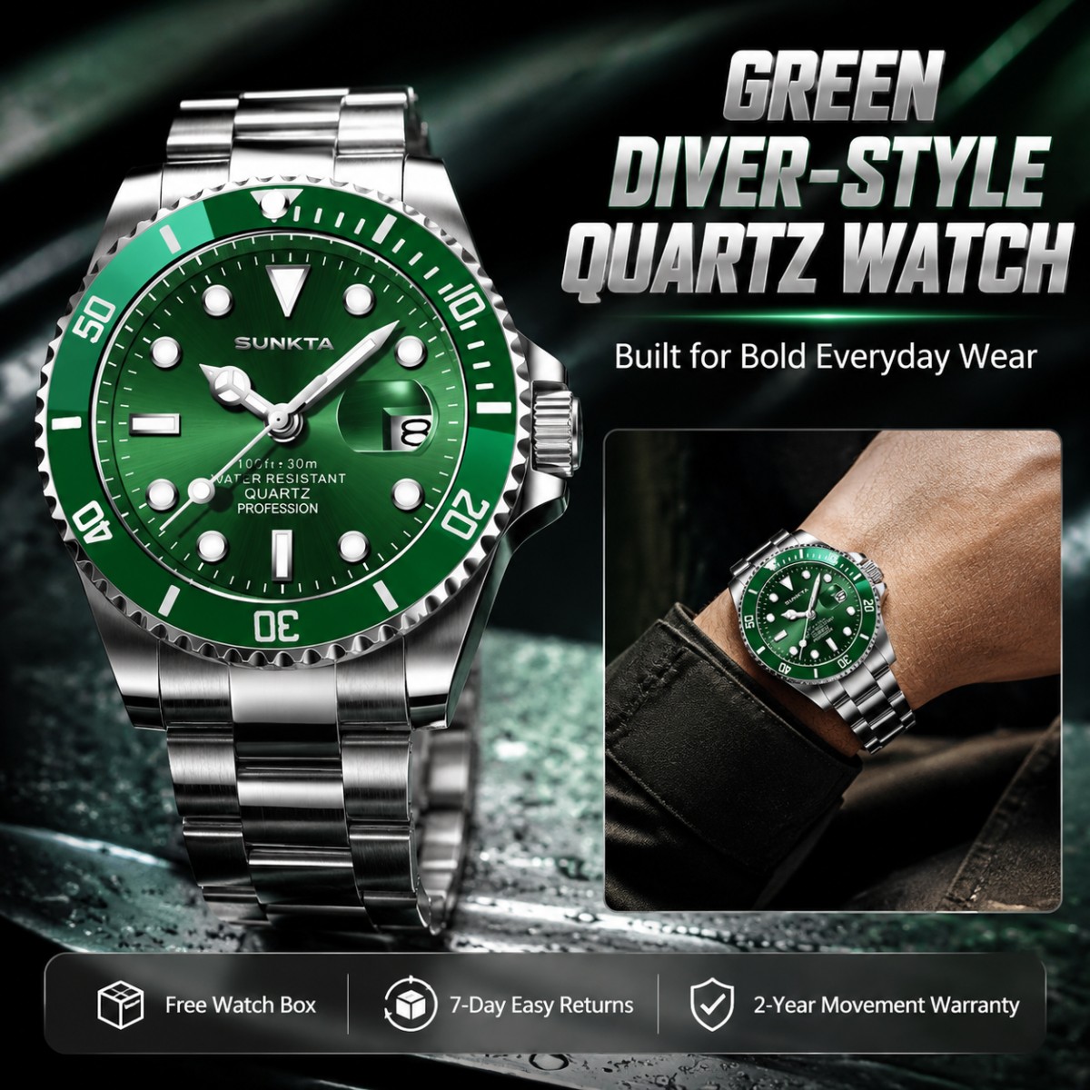 2026 SUNKTA Top Brand Luxury M - Luxury Watch All Brands review and price