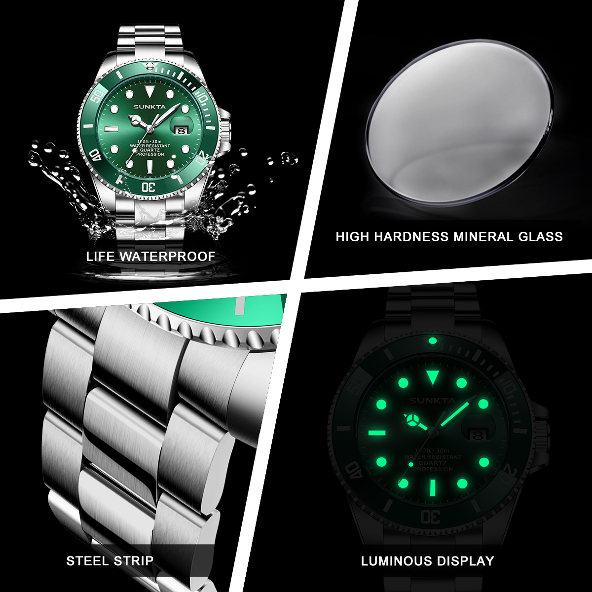2026 SUNKTA Top Brand Luxury M - Luxury Watch All Brands review and price