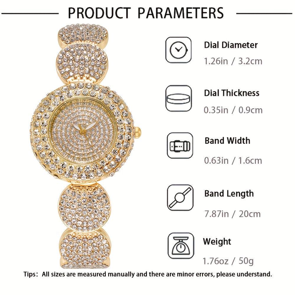5pcs/set Women's Watch Luxury  - Luxury Watch Gift For Her review and price