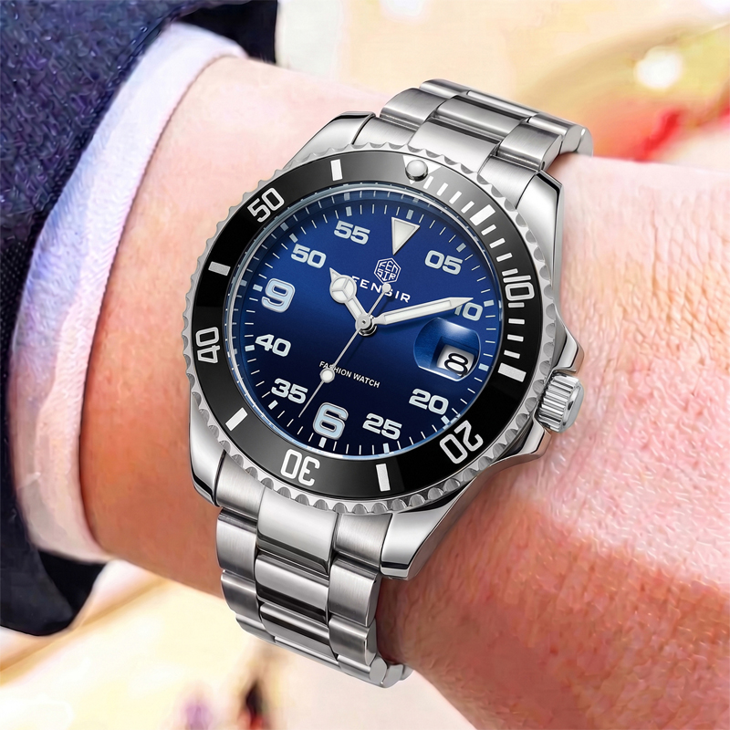 Classic men's quartz watch wit - Luxury Watch Makes review and price