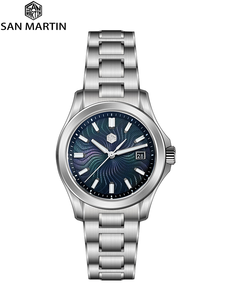 San Martin 39mm Original Desig - Guilloché Dial Watch review and price