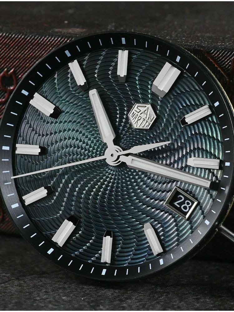 San Martin 39mm Original Desig - Guilloché Dial Watch review and price