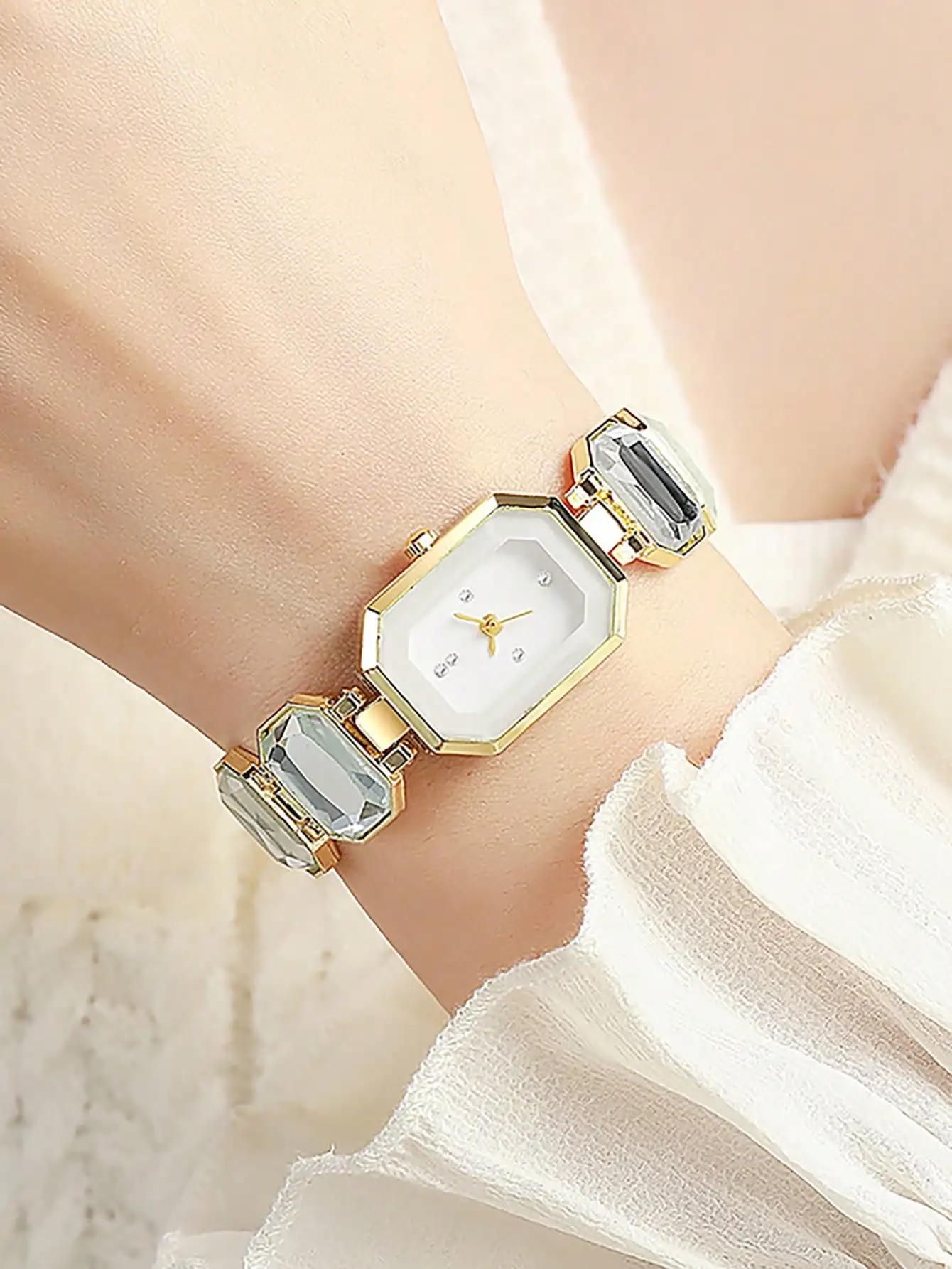 Women Square Watch Luxury Stai - Luxury Watch Diamond review and price