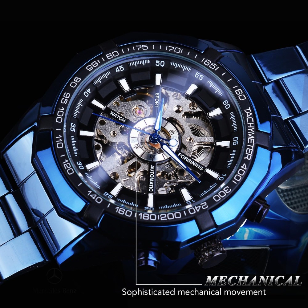 Men's Mechanical Watch Skeleto - Luxury Watch Image review and price