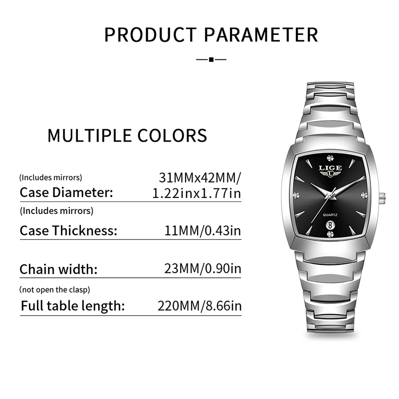 LIGE Watch women Business Luxu - Luxury Watch For Women review and price