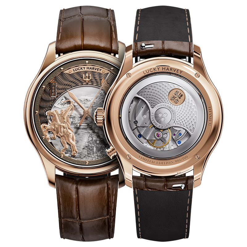 Lucky Harvey Limited 3D Hero G - Guilloché Dial Watch review and price