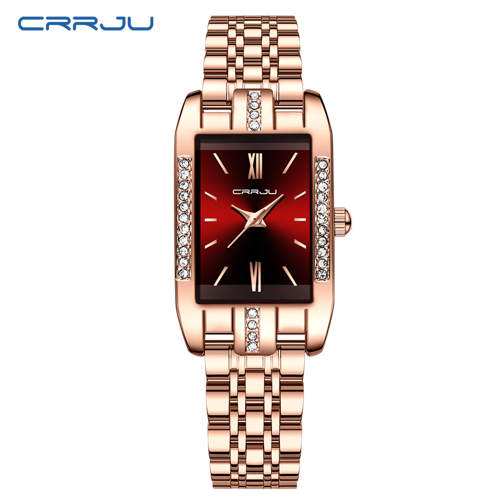 CRRJU Luxury Square Watch for  - Luxury Watch For Women review and price