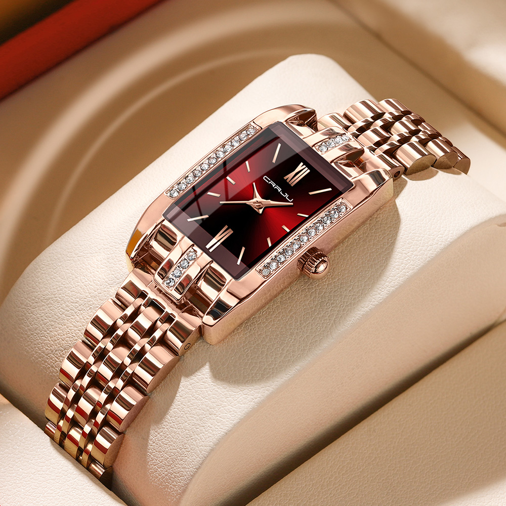 CRRJU Luxury Square Watch for  - Luxury Watch For Women review and price