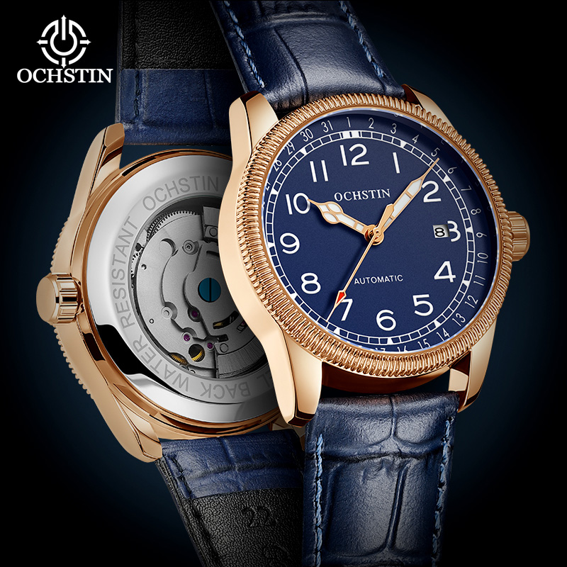 OCHSTIN Mens Business Watch Au - Guilloché Dial Watch review and price
