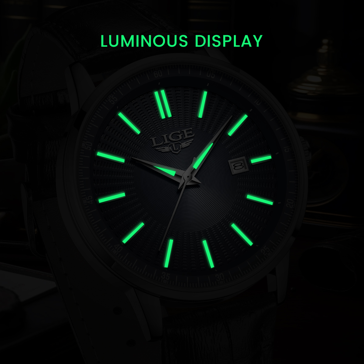 LIGE Top Brand Luxury Men's Wa - Luxury Watch Exhibition review and price