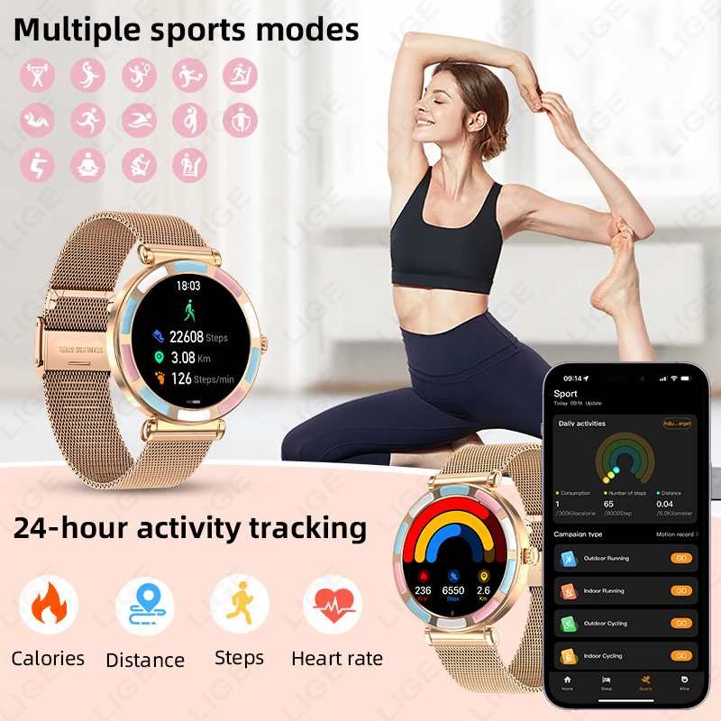 2026 LIGE Luxury Smart Watch F - Luxury Watch On Wrist review and price